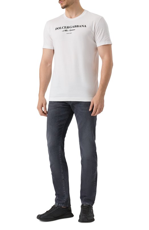 Комбинированные кроссовки DG Cushion Dolce & Gabbana CS2288/AF992 Чёрный  CS2288/AF992 Фото 2