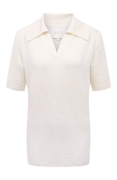 Поло из шерсти и вискозы AND THE BRAND, арт. W24-PL003-1202-101, фото 1