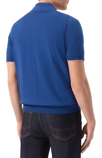 Хлопковое поло BRUNELLO CUCINELLI, арт. M29800125, фото 4