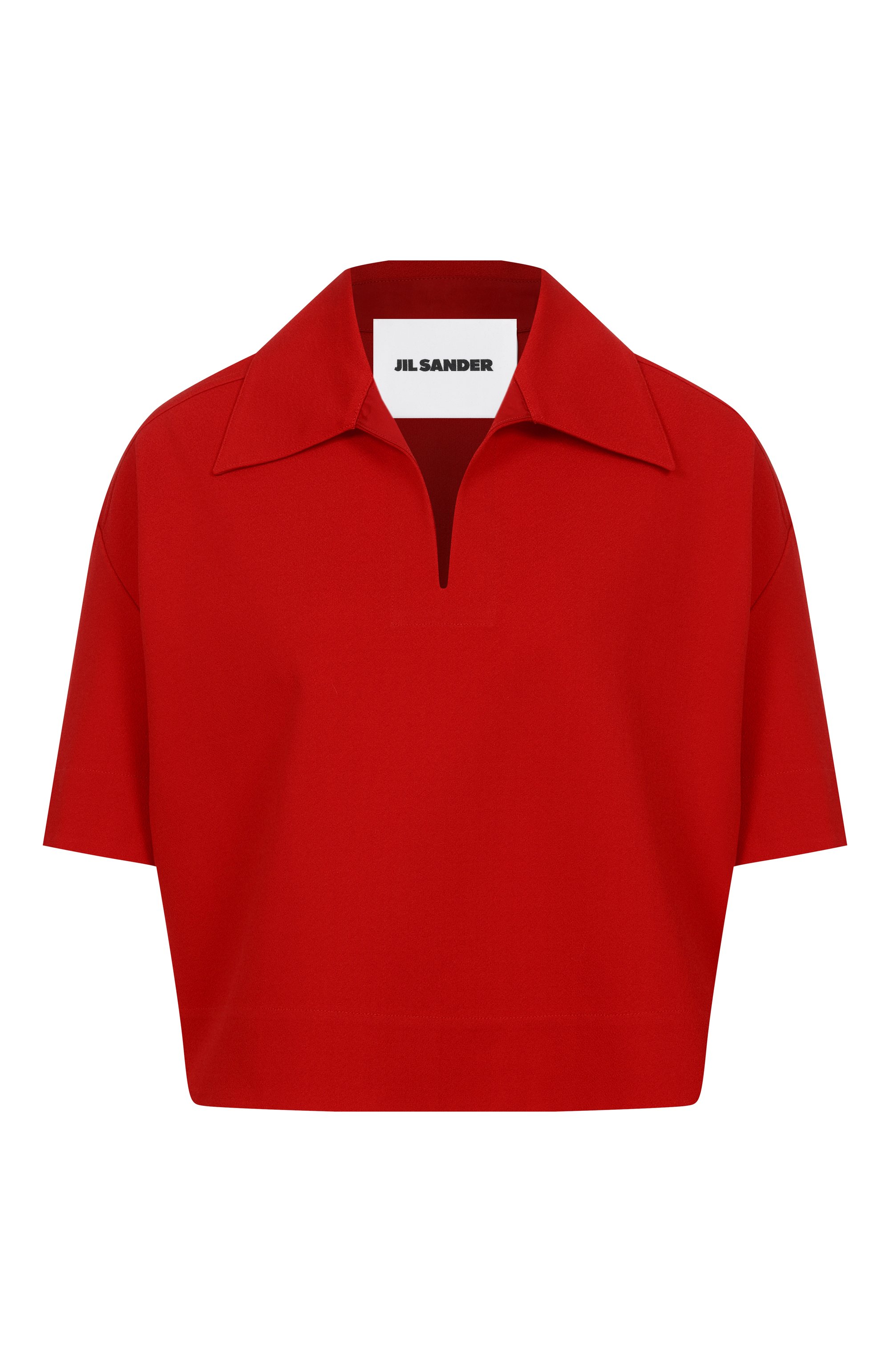 Поло из вискозы JIL SANDER, арт. J02GL0108/J20340, фото 1