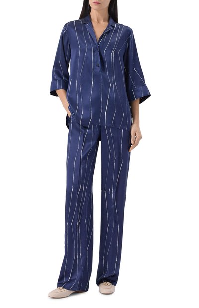 Текстильные лоферы KITON, арт. D59804N0144502, фото 3