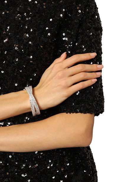 Браслет hyperbola SWAROVSKI серебряного цвета по цене 61500 руб., арт. 5680269, фото 2 Браслет hyperbola SWAROVSKI, арт. 5680269, фото 2