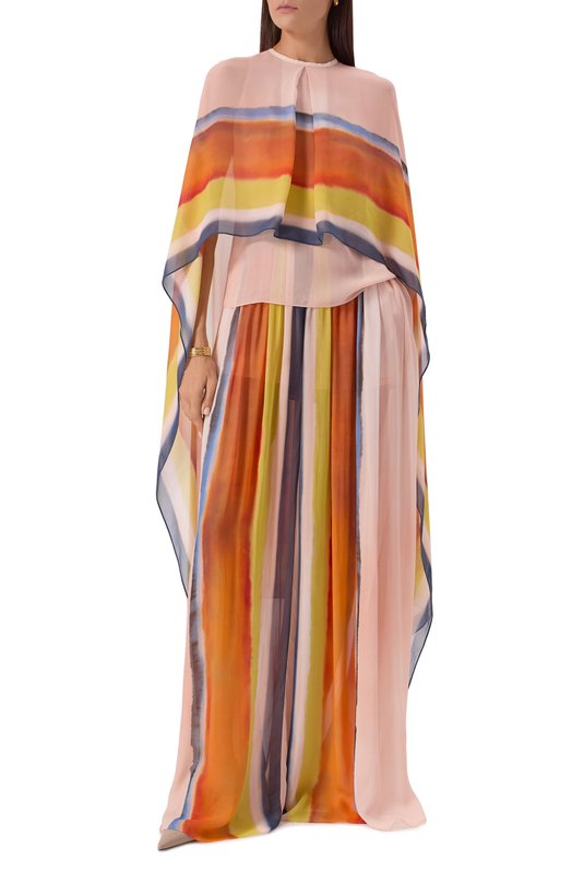 Топ из вискозы Elie Saab T0189/VI005 Разноцветный  T0189/VI005 Фото 2