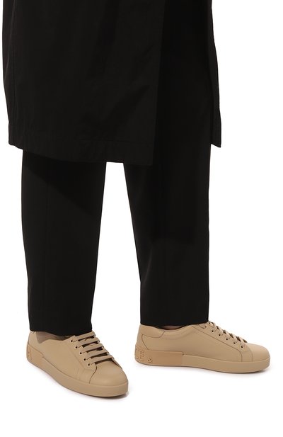 Кожаные кеды portofino DOLCE & GABBANA, арт. CS1772/A1065, фото 3