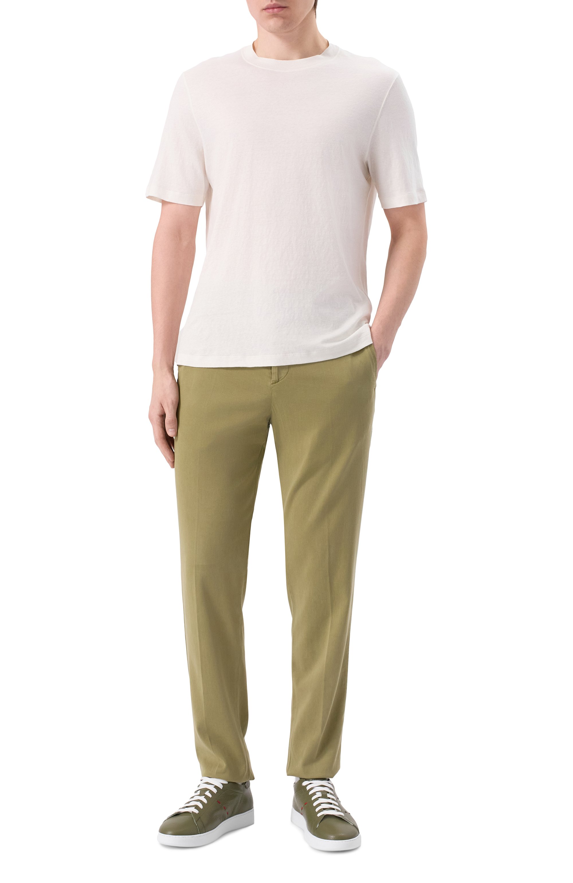 Брюки из лиоцелла KITON, арт. UPLACK0606F09, фото 2