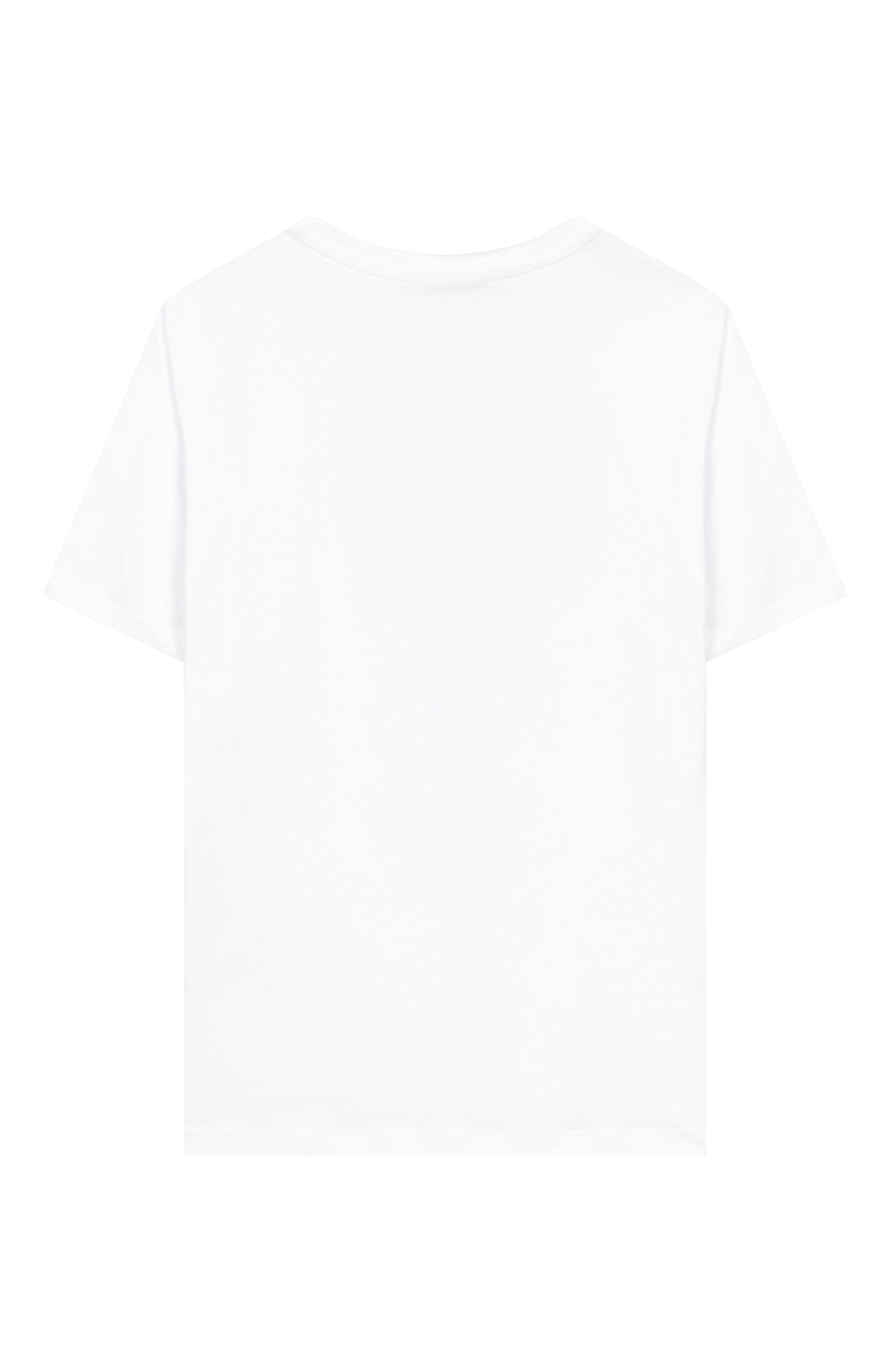 Хлопковая футболка MSGM KIDS, арт. S6MSJUTH072, фото 2