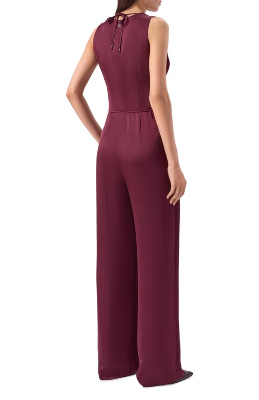 Атласный комбинезон HUGO 50552972 Бордовый  50552972 Фото 3