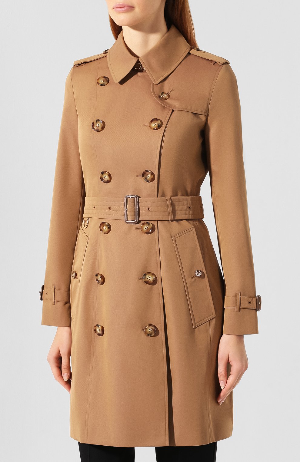 Хлопковый тренч kensington BURBERRY, арт. 8017480, фото 3