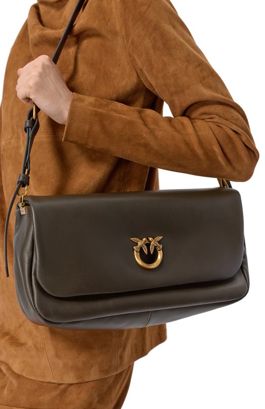 Сумка Love Click Soft medium Pinko 106178/A0Q0 Хаки  106178/A0Q0 Фото 2