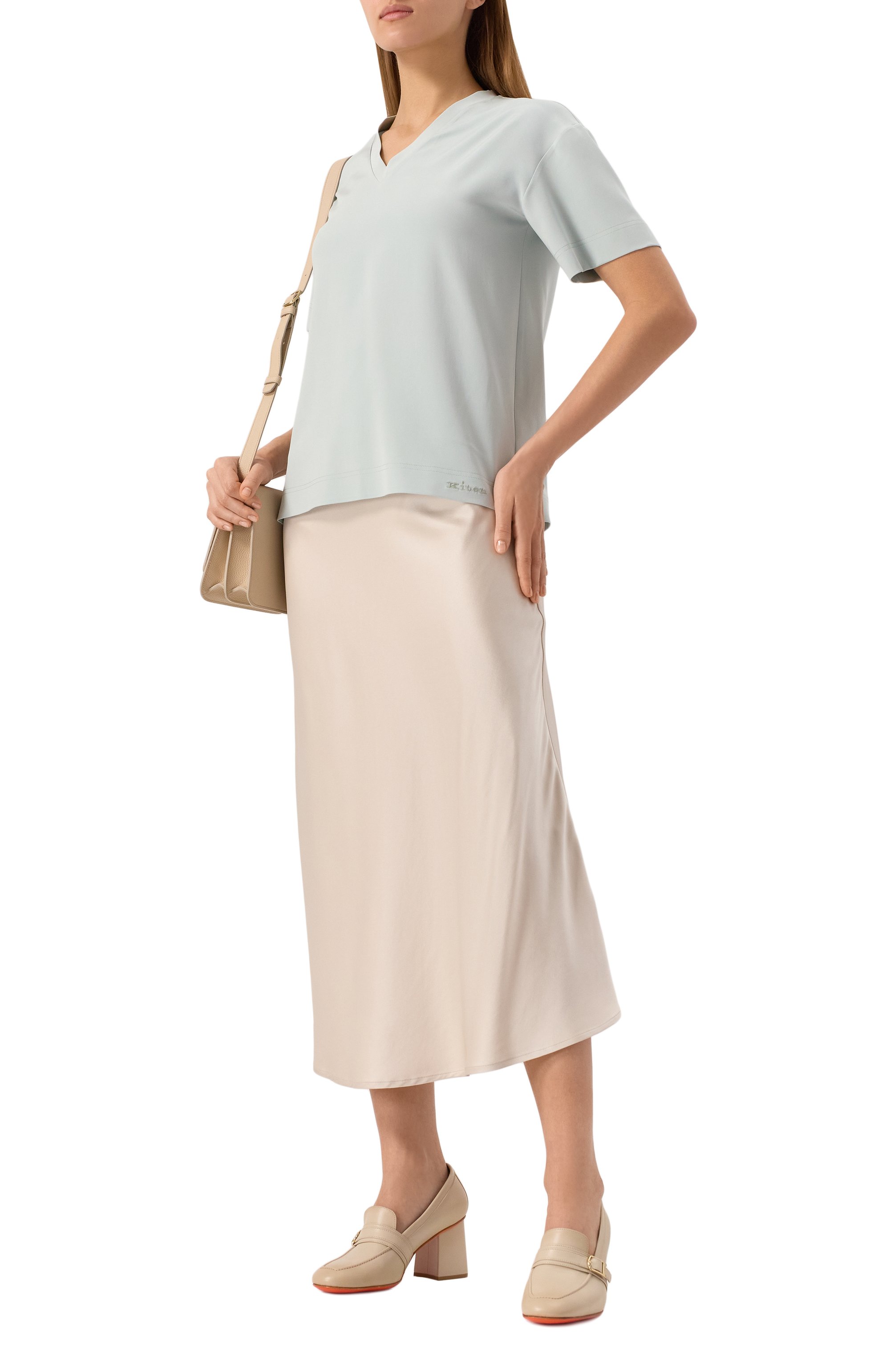 Шелковый топ KITON, арт. D59421K0923F03, фото 2