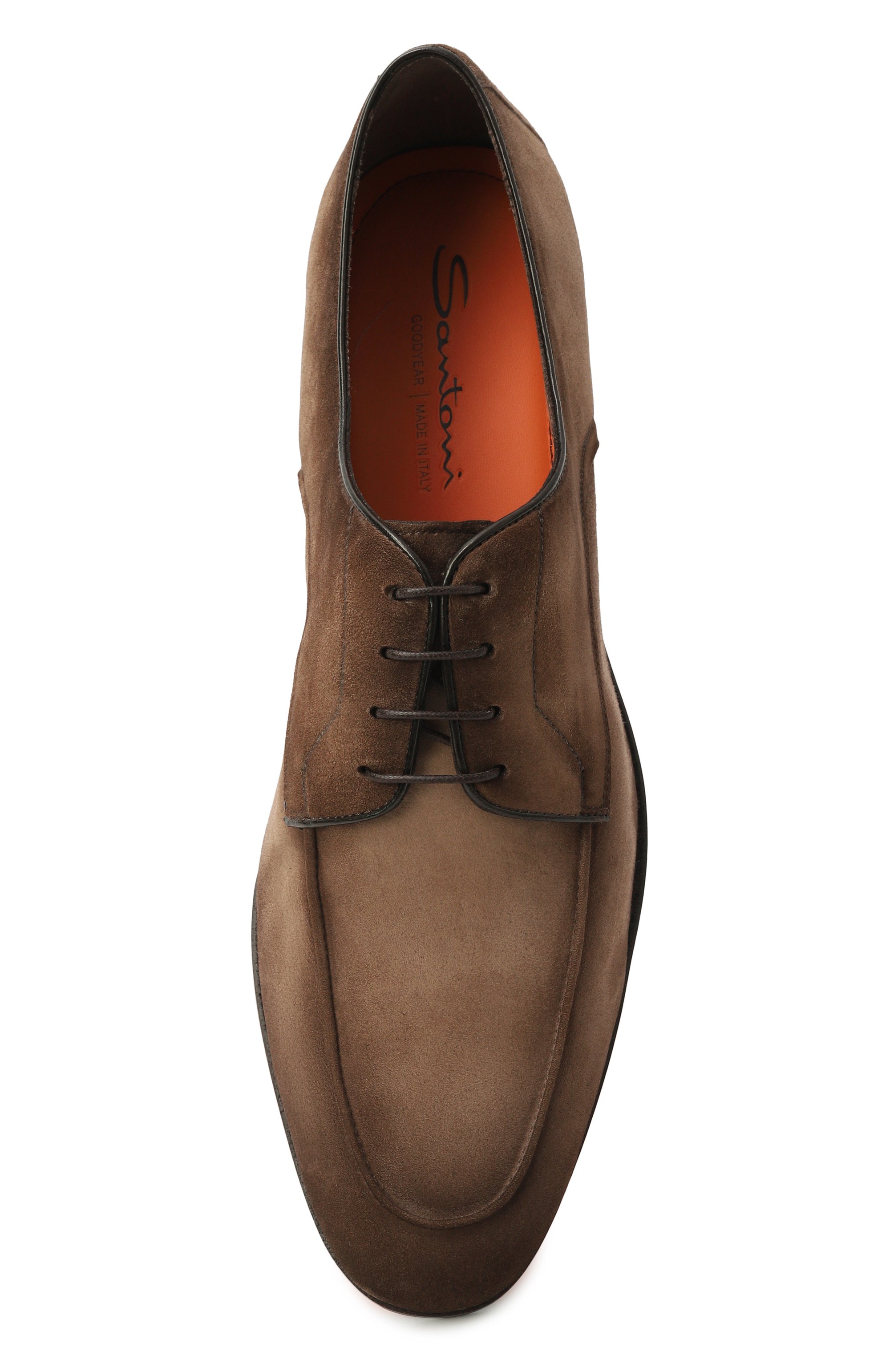 Замшевые дерби carlos SANTONI, арт. MCNG19248SA4SEAA, фото 5