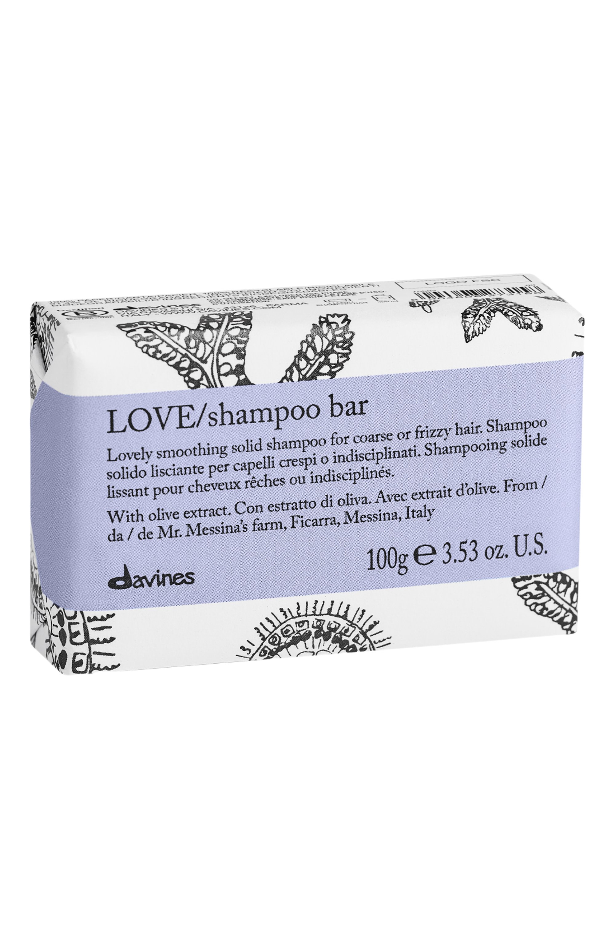 Твёрдый шампунь для разглаживания завитка love (100g) DAVINES, арт. 75582, фото 2