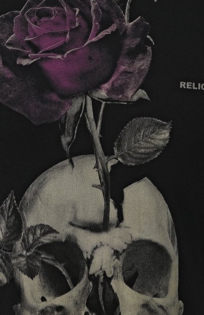 Хлопковая футболка RELIGION черного цвета по цене 5480 руб., арт. 48BGSG05, фото 5 Хлопковая футболка RELIGION, арт. 48BGSG05, фото 5