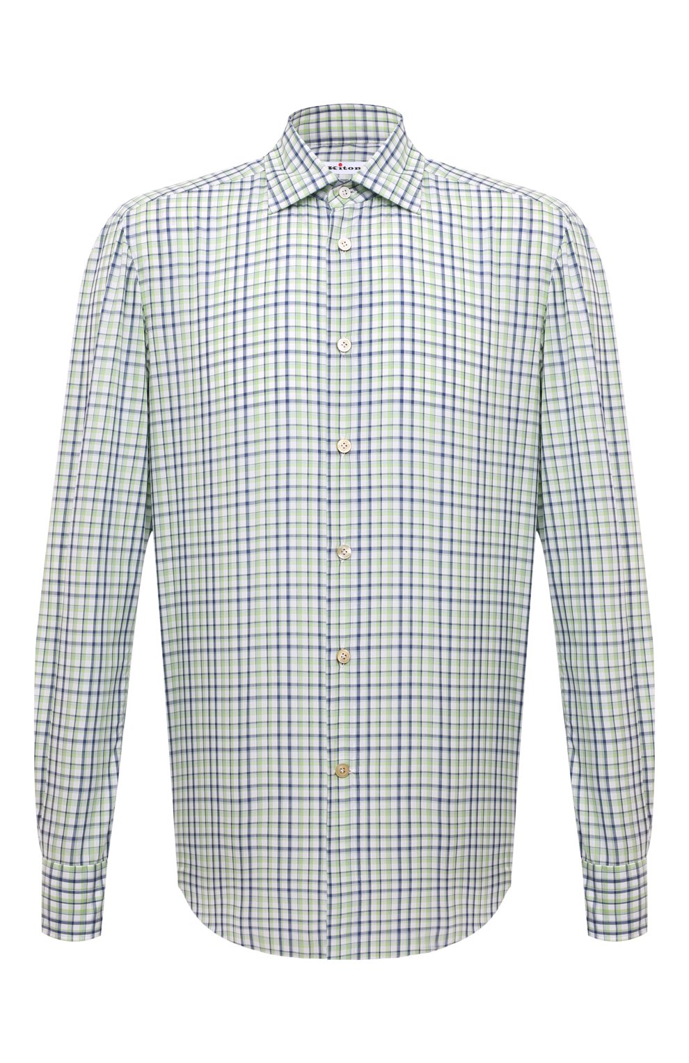 Хлопковая рубашка KITON, арт. UCIH08879, фото 1