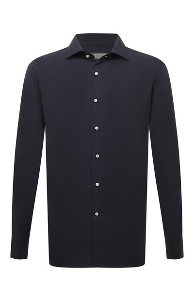 Мужская рубашка из хлопка и кашемира CANALI, арт. 7798/GX03060