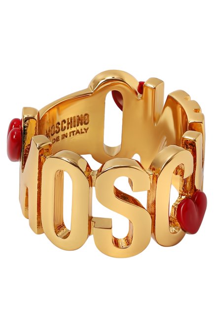 Женское кольцо MOSCHINO золотого цвета, арт. 71 A9129 8490 | Фото 1 (Региональные ограничения белый список (Axapta Mercury): Не проставлено; Нос: Не проставлено)