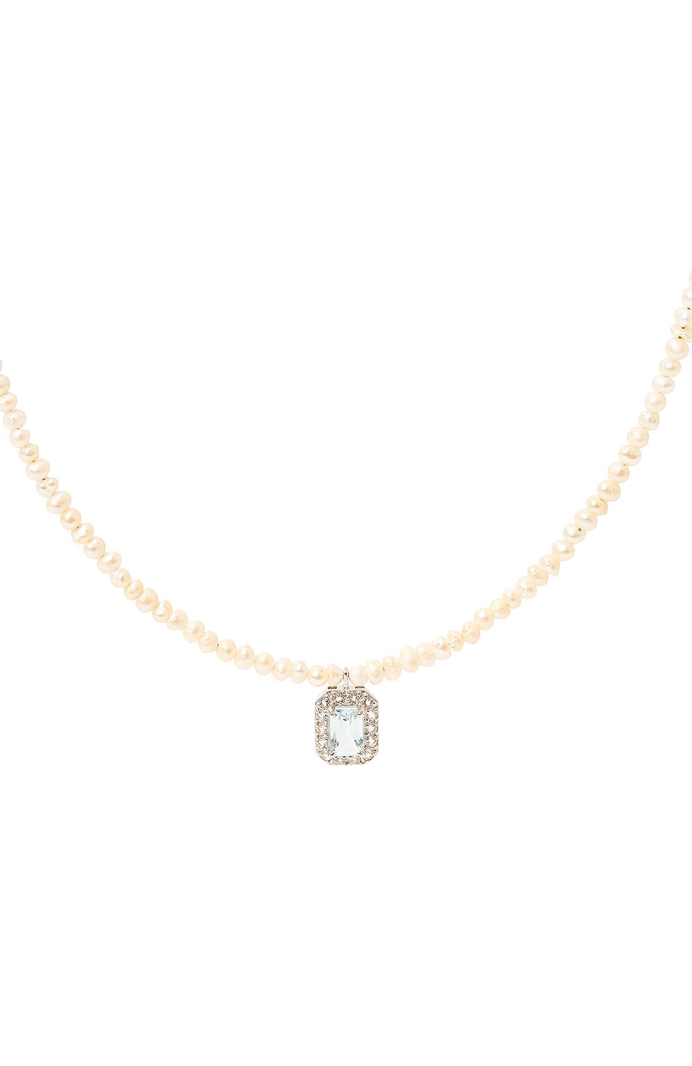 Чокер из жемчуга c голубым топазом SECRETS JEWELRY, арт. ЧЖГТС00184, фото 3