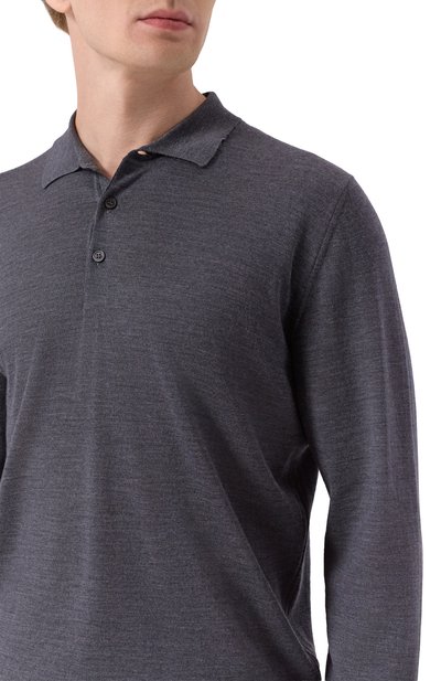 Шерстяное поло CORNELIANI, арт. 26M529-2625126, фото 5
