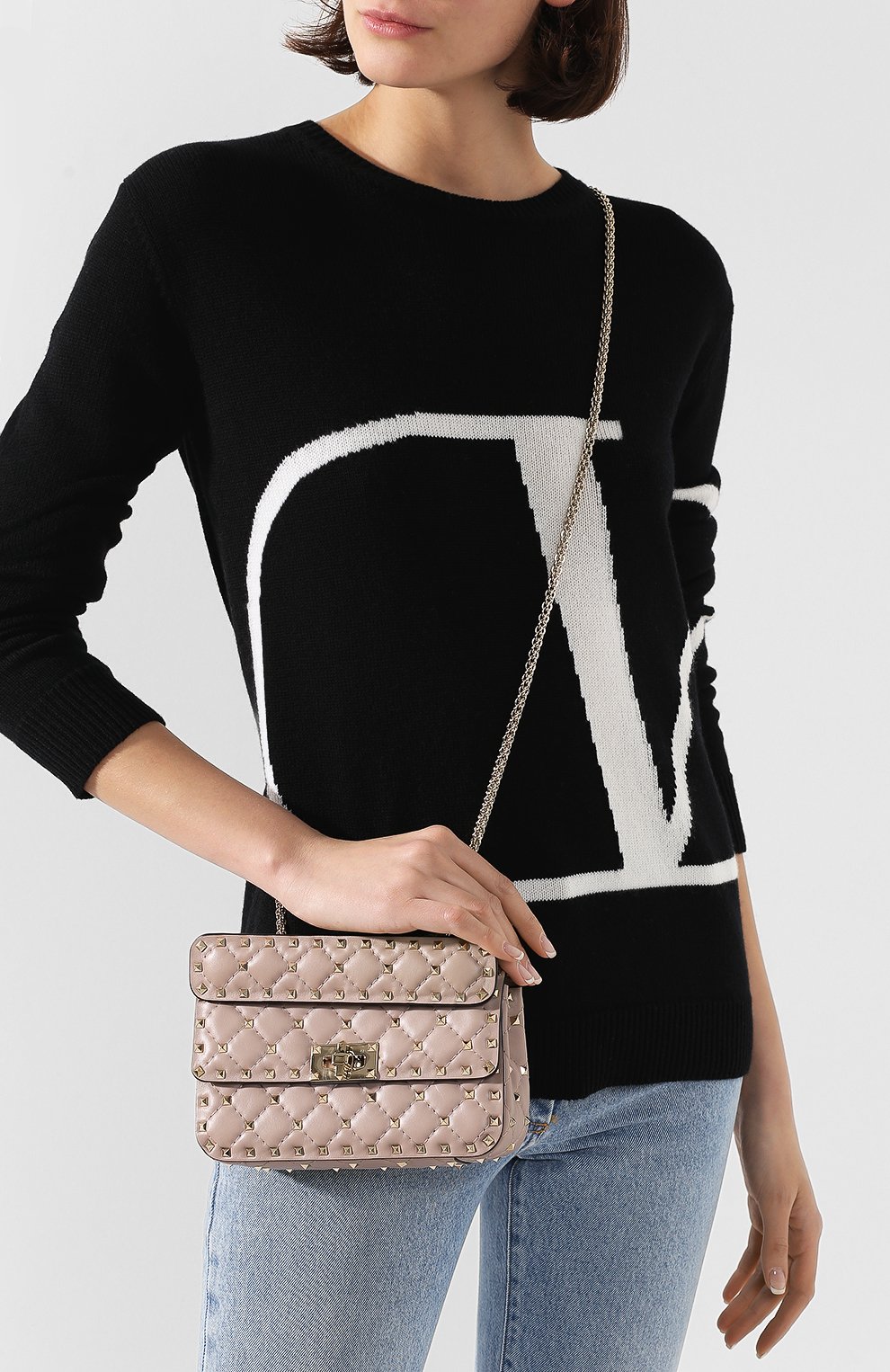 Сумка rockstud spike small VALENTINO, арт. TW2B0123/NAP, фото 2