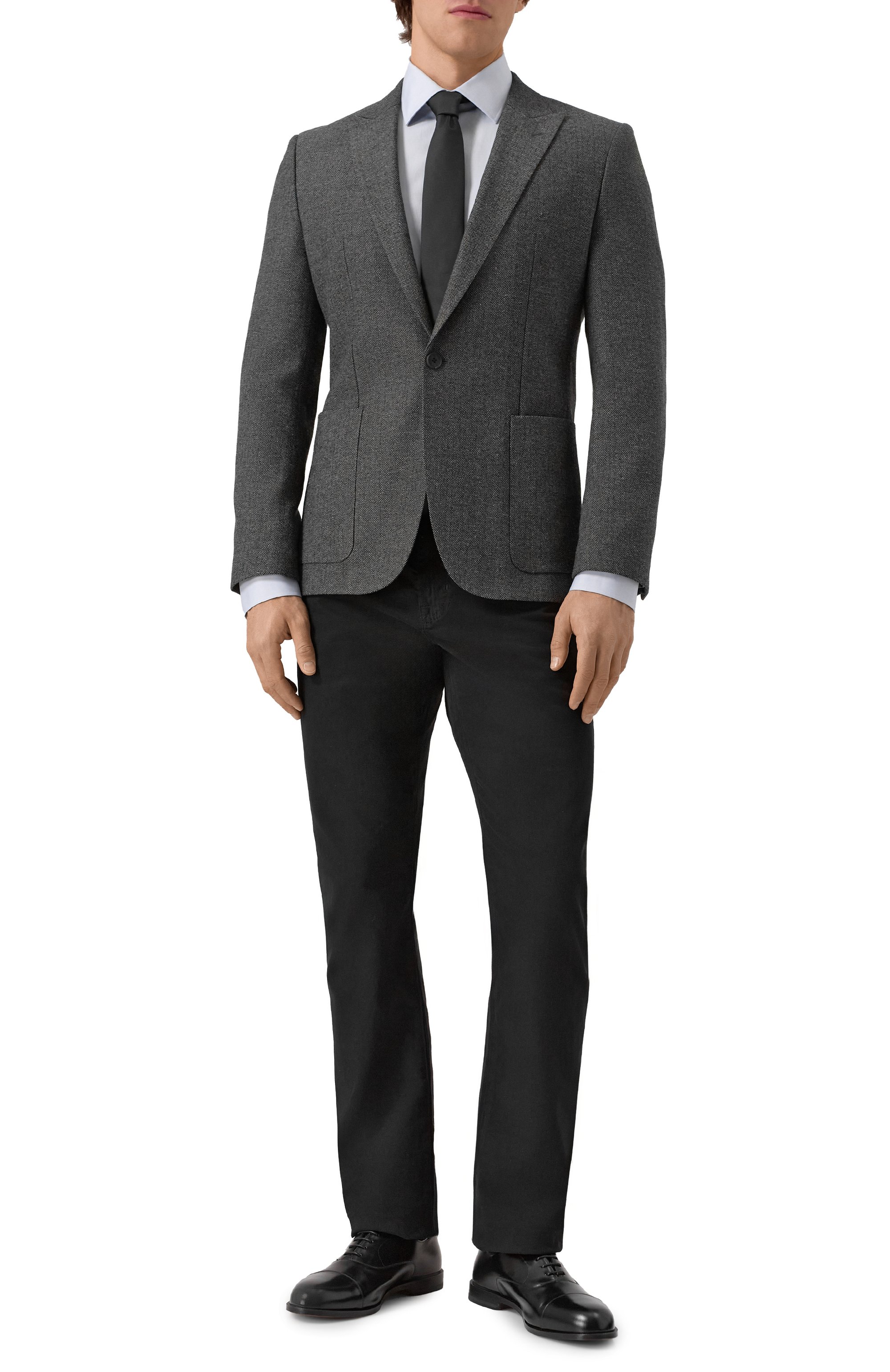 Пиджак из шерсти и хлопка HUGO, арт. 50544694, фото 2