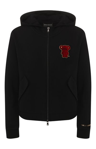 Женский хлопковая толстовка EMPORIO ARMANI, арт. 3H2M7V/2J62Z