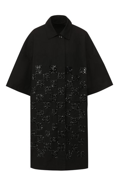 Женское хлопковое пальто DRIES VAN NOTEN, арт. 191-10210-7293