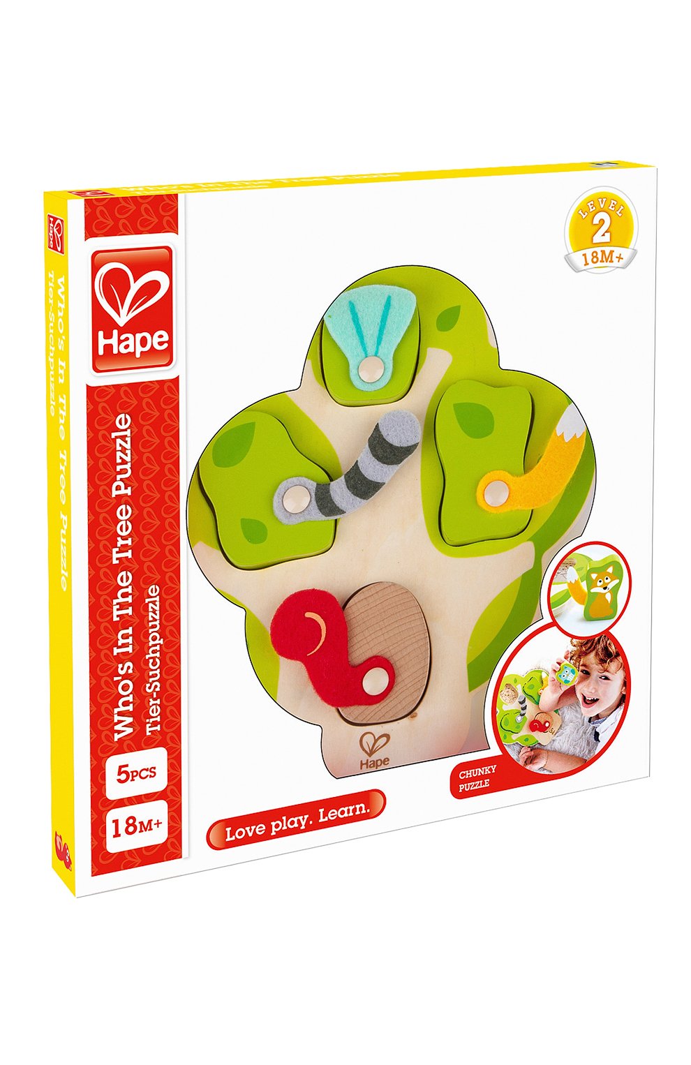 Игрушка-сортер кто в дереве HAPE, арт. E1616_HP, фото 2