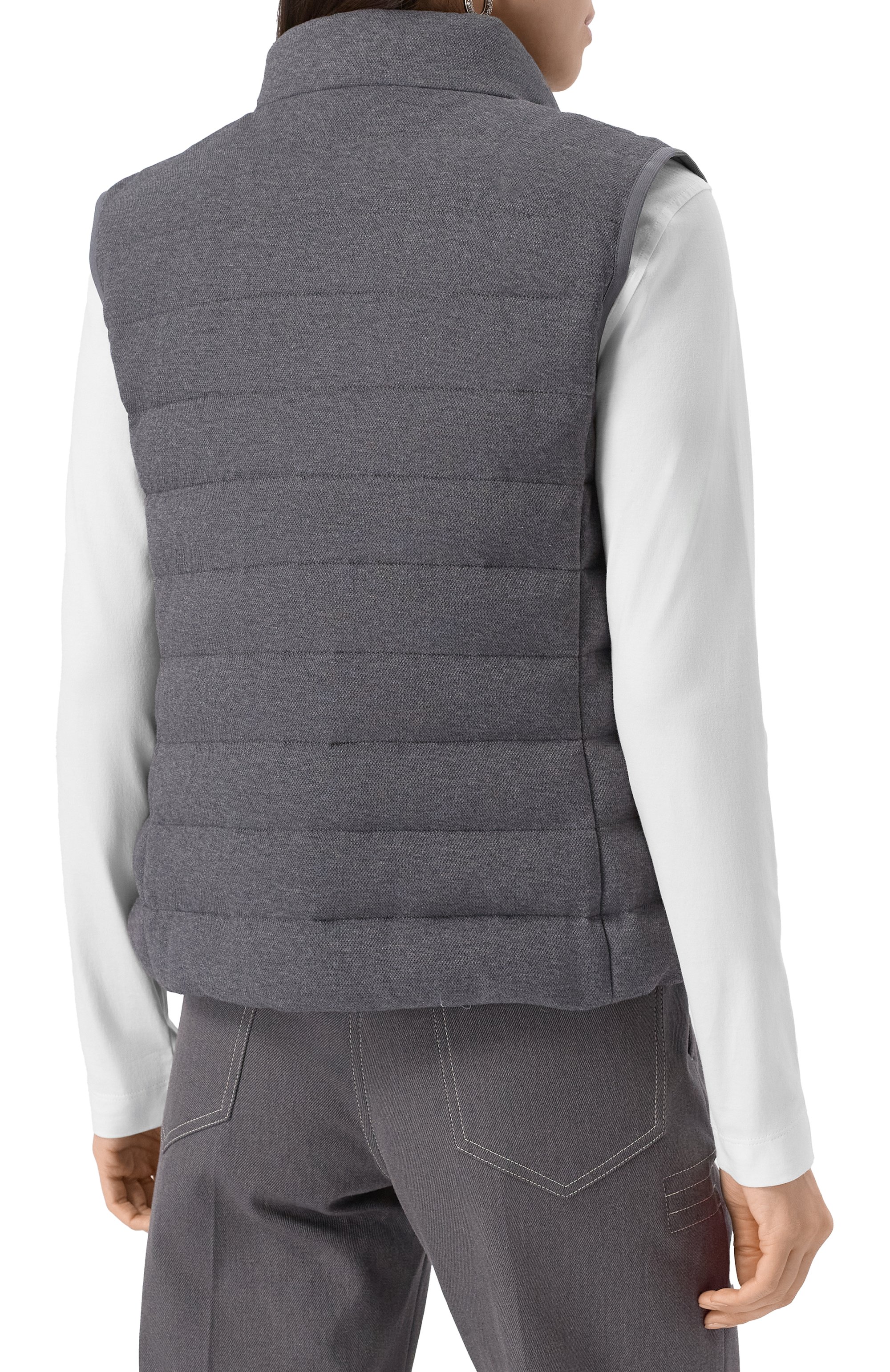 Пуховый жилет BRUNELLO CUCINELLI, арт. MG9277778, фото 4