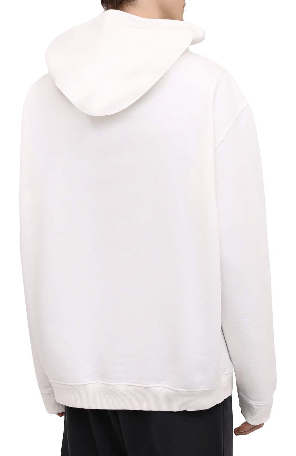 Хлопковое худи MAISON MARGIELA белого цвета по цене 71800 руб., арт. S50GU0163/S25503, фото 4 Хлопковое худи MAISON MARGIELA, арт. S50GU0163/S25503, фото 4