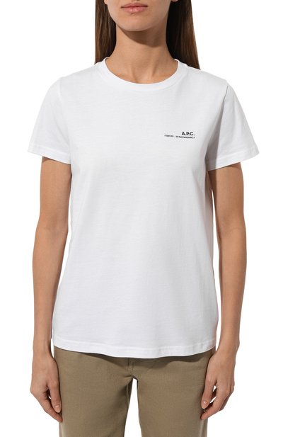 Хлопковая футболка A.P.C., арт. C0FBTF26012AAB, фото 3