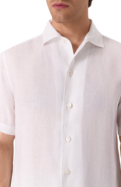 Льняная рубашка BRIONI, арт. SCFH0L-P9111, фото 5