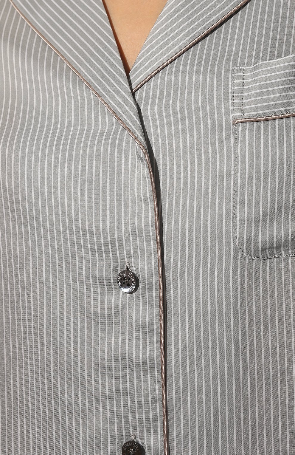 Пижама из вискозы и шелка ZIMMERLI светло-серого цвета по цене 39600 руб., арт. 5149-39072, фото 6 Пижама из вискозы и шелка ZIMMERLI, арт. 5149-39072, фото 6