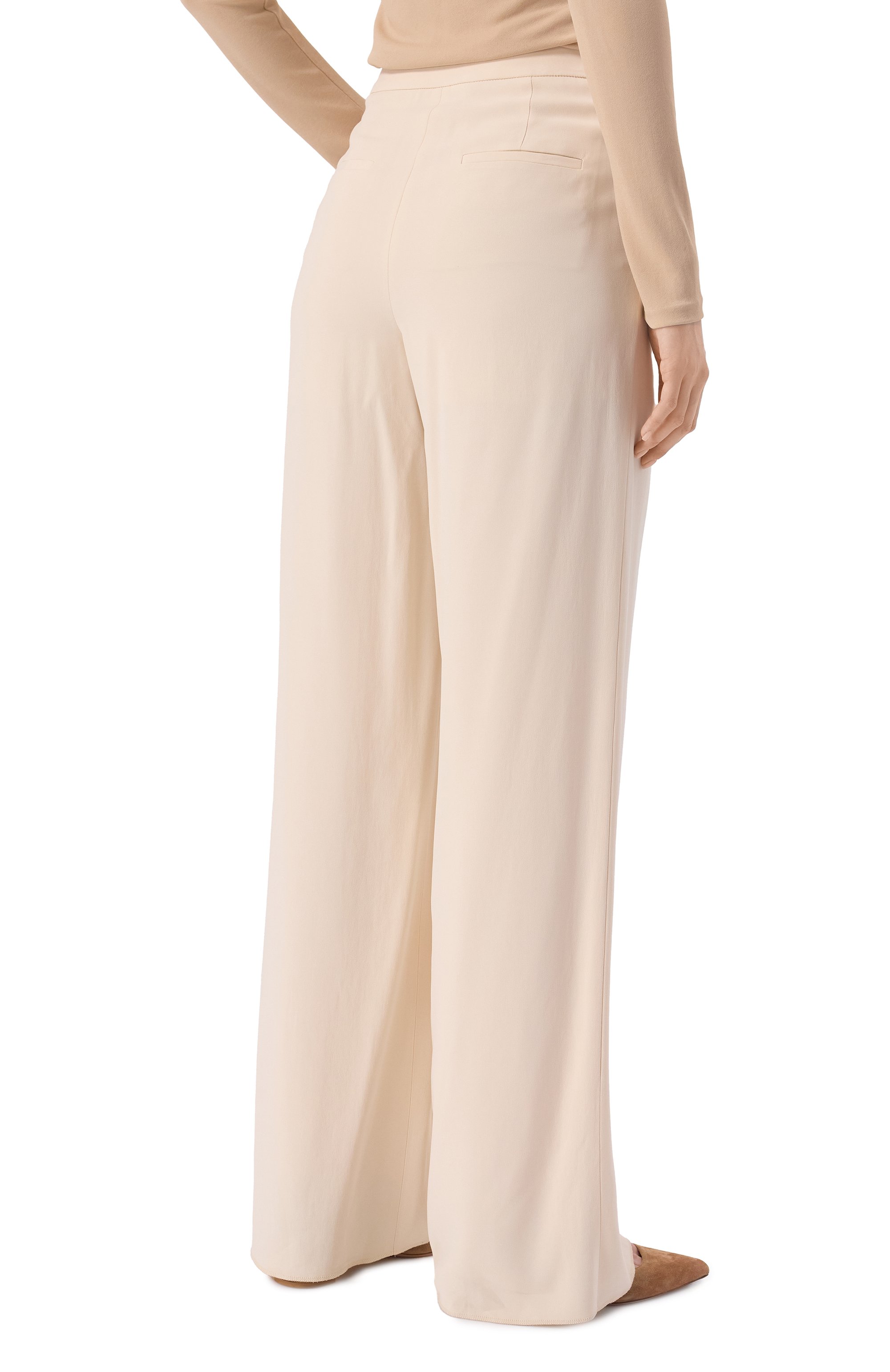 Брюки AGNONA кремового цвета по цене 184500 руб., арт. T70901/U5068, фото 4 Брюки AGNONA, арт. T70901/U5068, фото 4