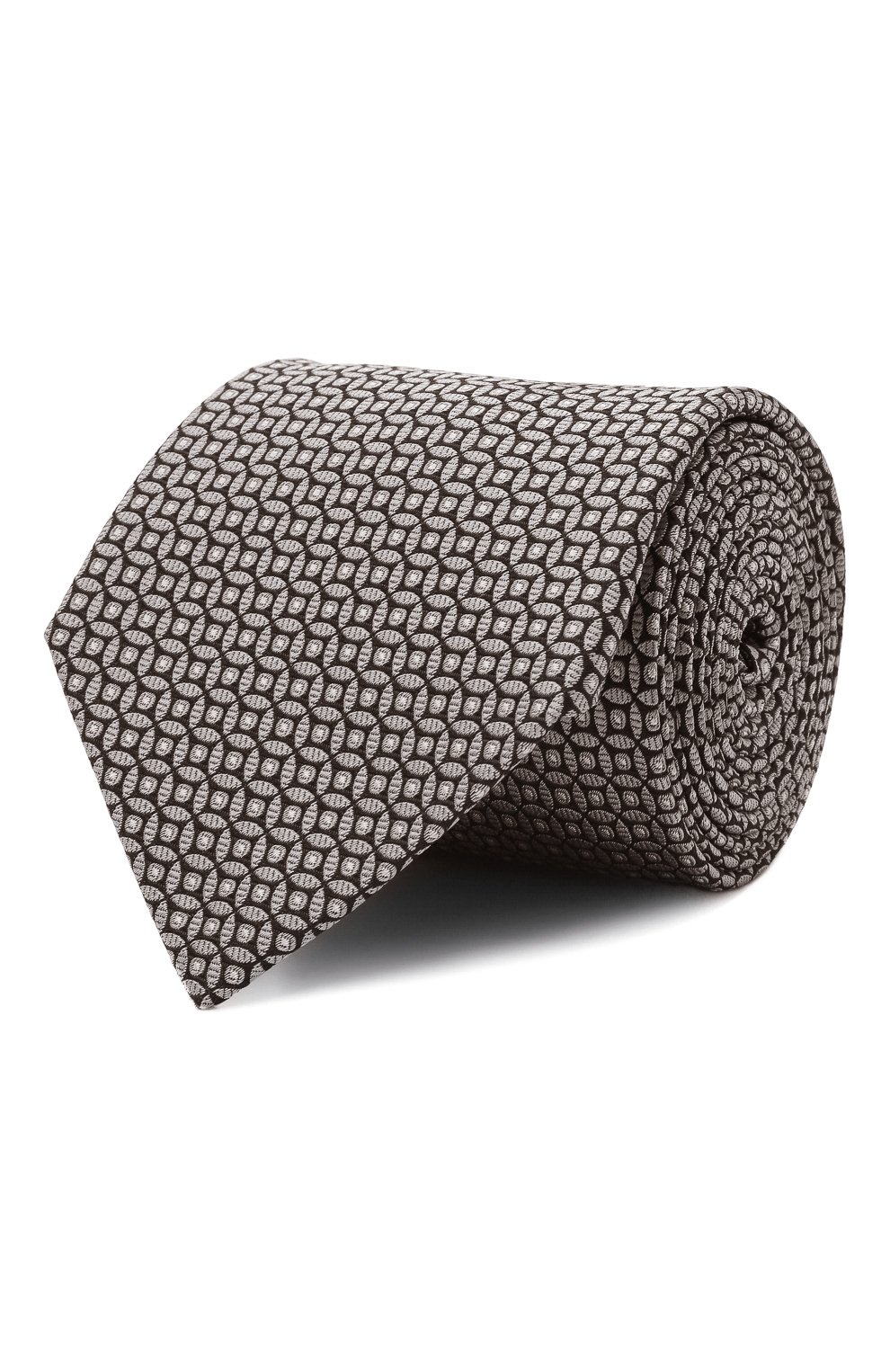 Шелковый галстук LANVIN серого цвета по цене 11150 руб., арт. 3159/TIE, фото 1 Шелковый галстук LANVIN, арт. 3159/TIE, фото 1