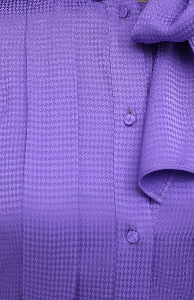 Платье из вискозы MSGM фиолетового цвета по цене 58450 руб., арт. 2941MDA19 207656, фото 5 Платье из вискозы MSGM, арт. 2941MDA19 207656, фото 5