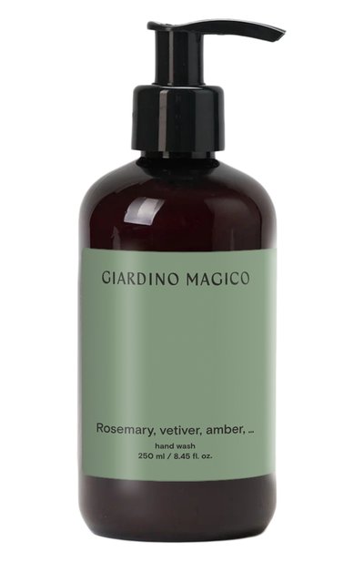 Женского жидкое мыло для рук rosemary, vetiver, amber (250ml) GIARDINO MAGICO, арт. 4660222280503