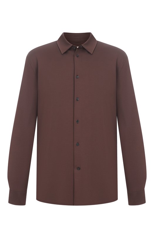 Хлопковая рубашка 12 STOREEZ 133428 Коричневый 133428