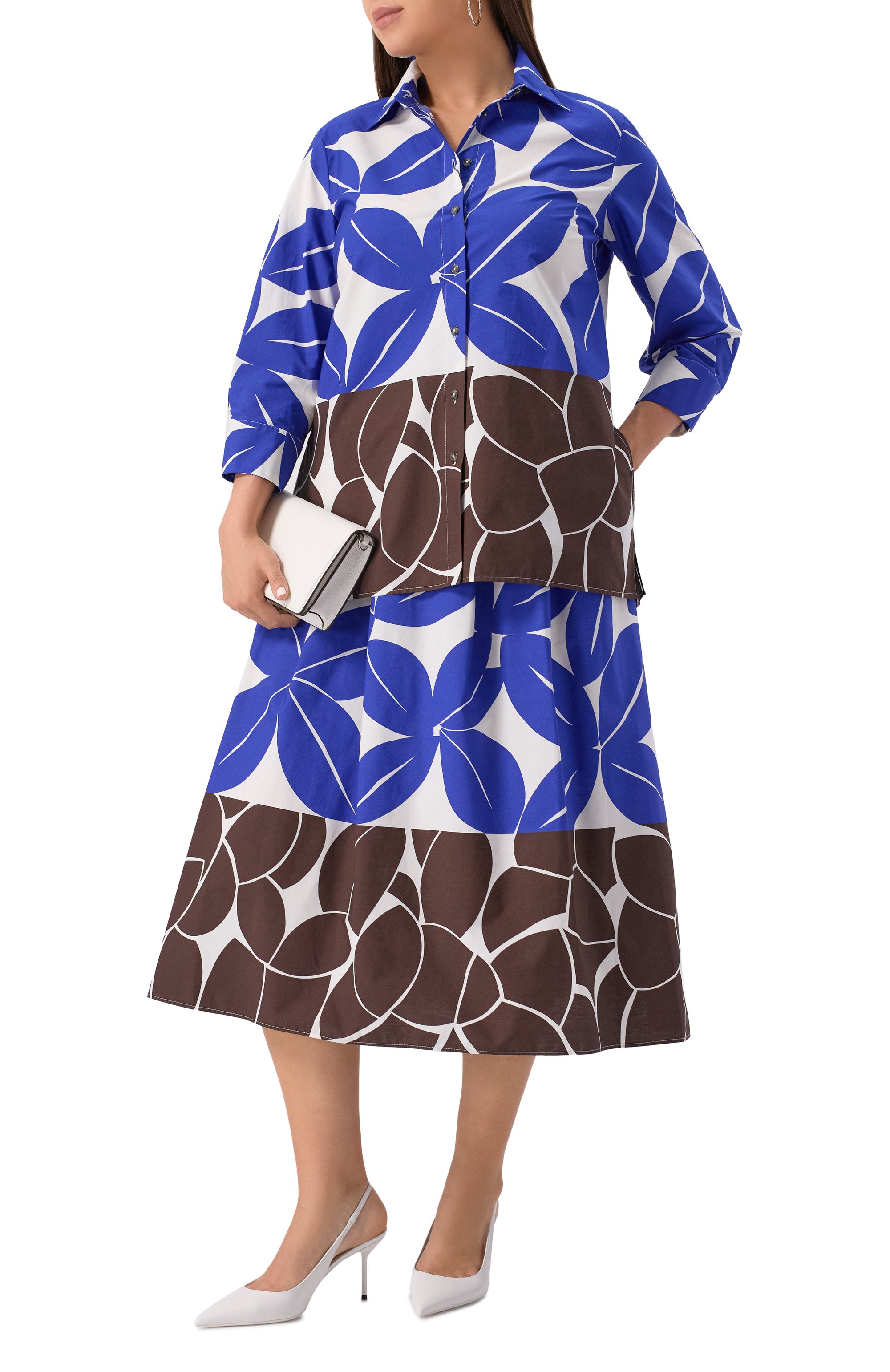 Хлопковая юбка PERSONA BY MARINA RINALDI, арт. ZENITH, фото 2