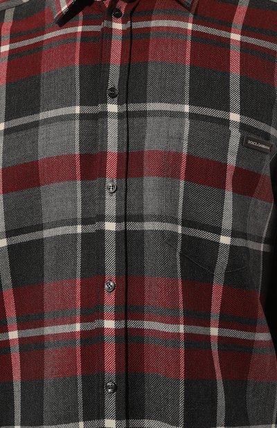 Шерстяная рубашка DOLCE & GABBANA, арт. G5JZ9T/FQ2G6, фото 5