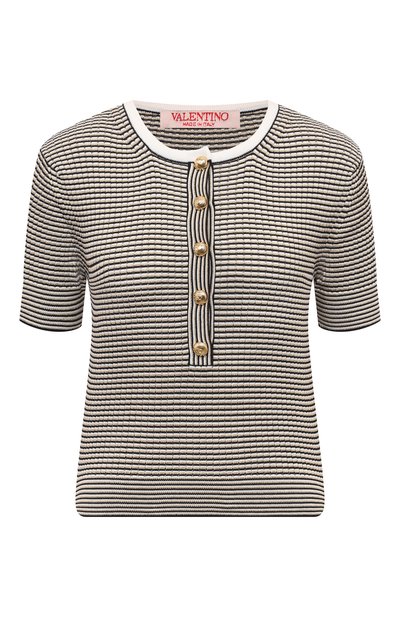 Женский пуловер из хлопка и вискозы VALENTINO, арт. 5B3KC56X8MK