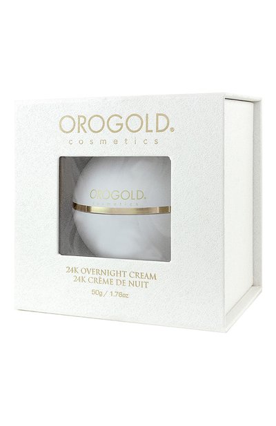 Крем ночной восстанавливающий 24k overnight cream (50g) OROGOLD COSMETICS бесцветного цвета по цене 7800 руб., арт. 1977785698472, фото 2 Крем ночной восстанавливающий 24k overnight cream (50g) OROGOLD COSMETICS, арт. 1977785698472, фото 2
