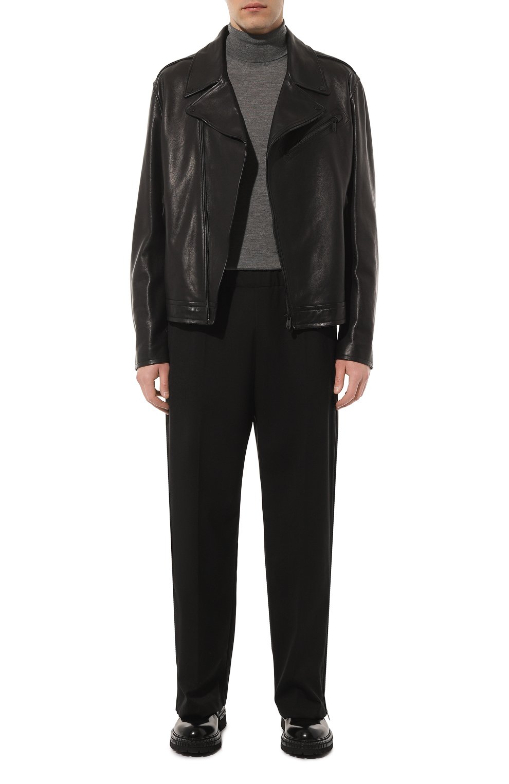 Брюки KAZUYUKI KUMAGAI черного цвета по цене 64850 руб., арт. AP22-037, фото 2 Брюки KAZUYUKI KUMAGAI, арт. AP22-037, фото 2