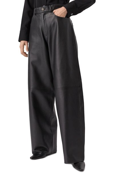 Кожаные брюки HAIKURE, арт. HEW03296PL002TP, фото 3