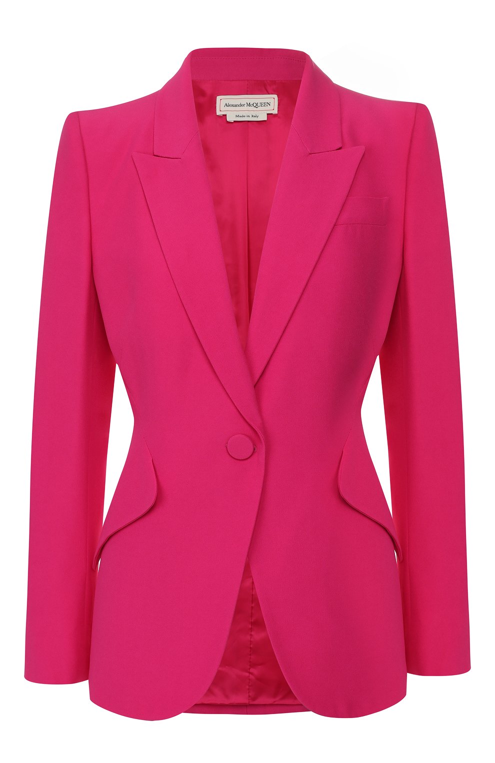 Жакет ALEXANDER MCQUEEN розового цвета по цене 179500 руб., арт. 610628/QEAAA, фото 1 Жакет ALEXANDER MCQUEEN, арт. 610628/QEAAA, фото 1