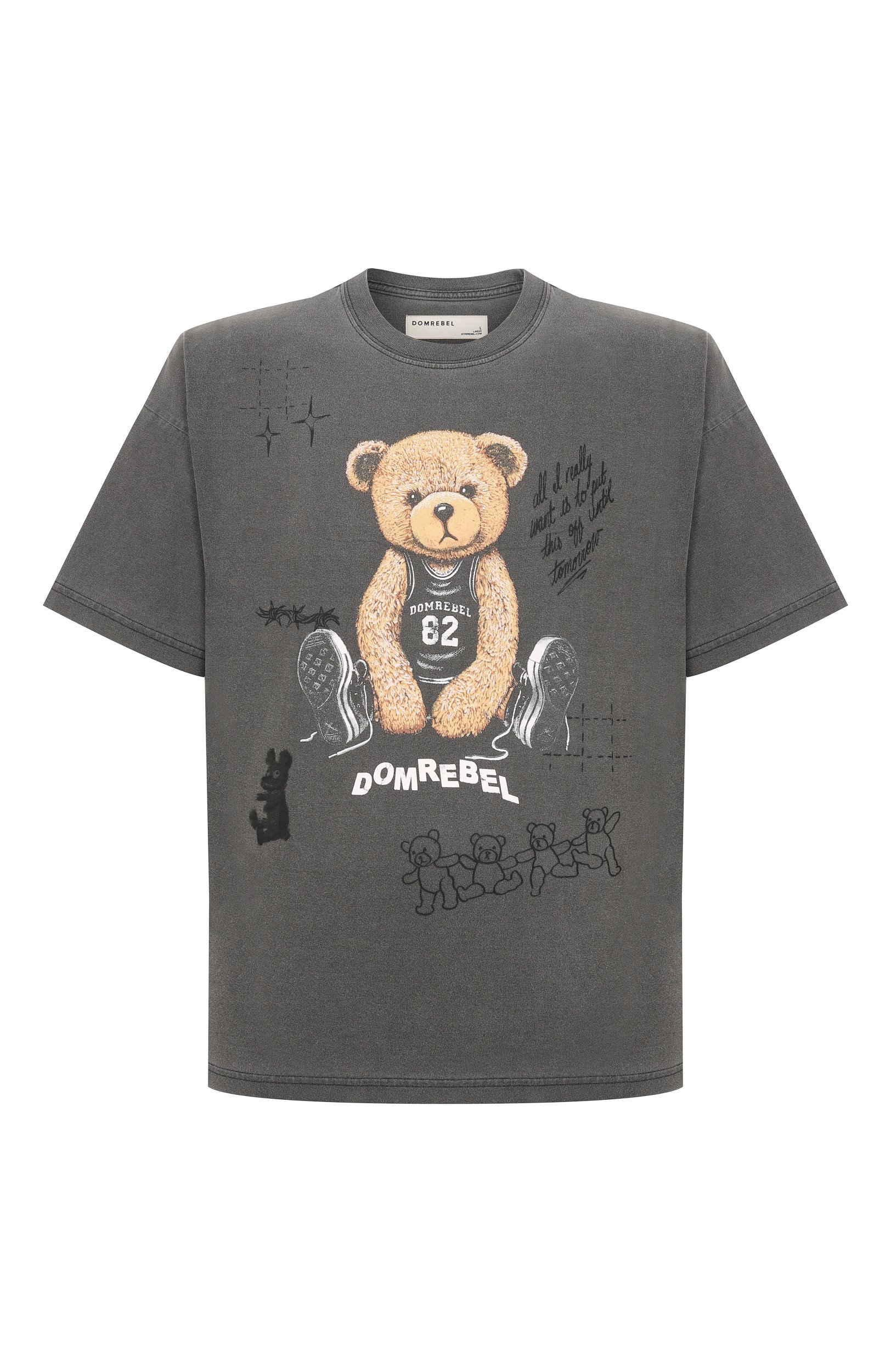 Хлопковая футболка DOMREBEL, арт. M PLAY SKETCH/T-SHIRT, фото 1