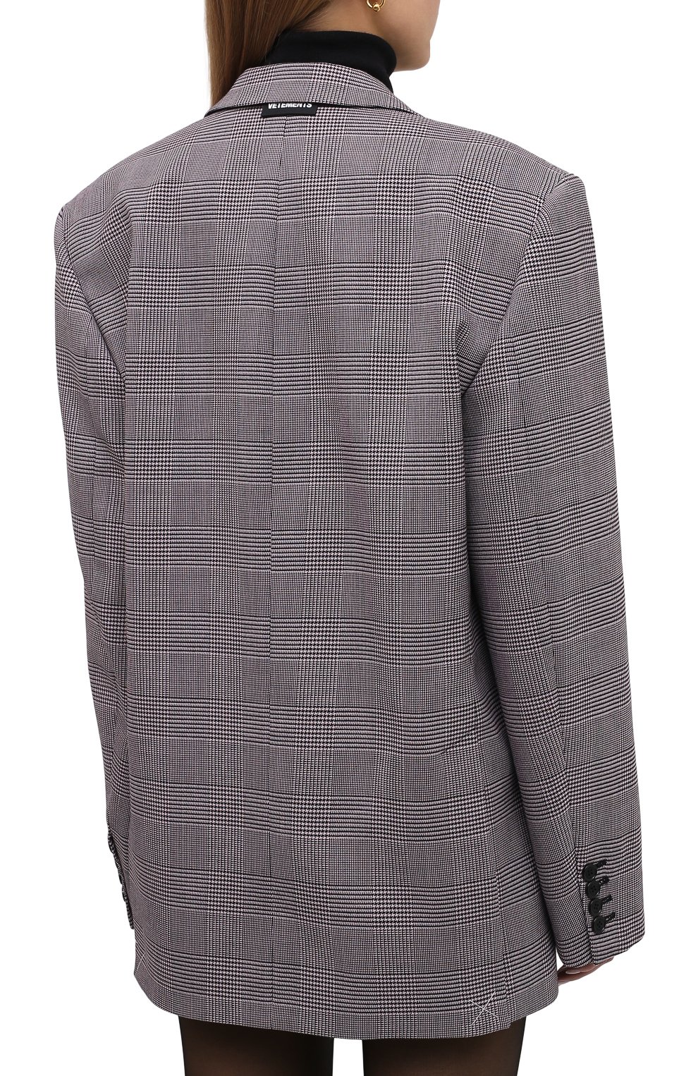 Шерстяной жакет VETEMENTS розового цвета по цене 216000 руб., арт. UE52JA200P 1204/W, фото 4 Шерстяной жакет VETEMENTS, арт. UE52JA200P 1204/W, фото 4