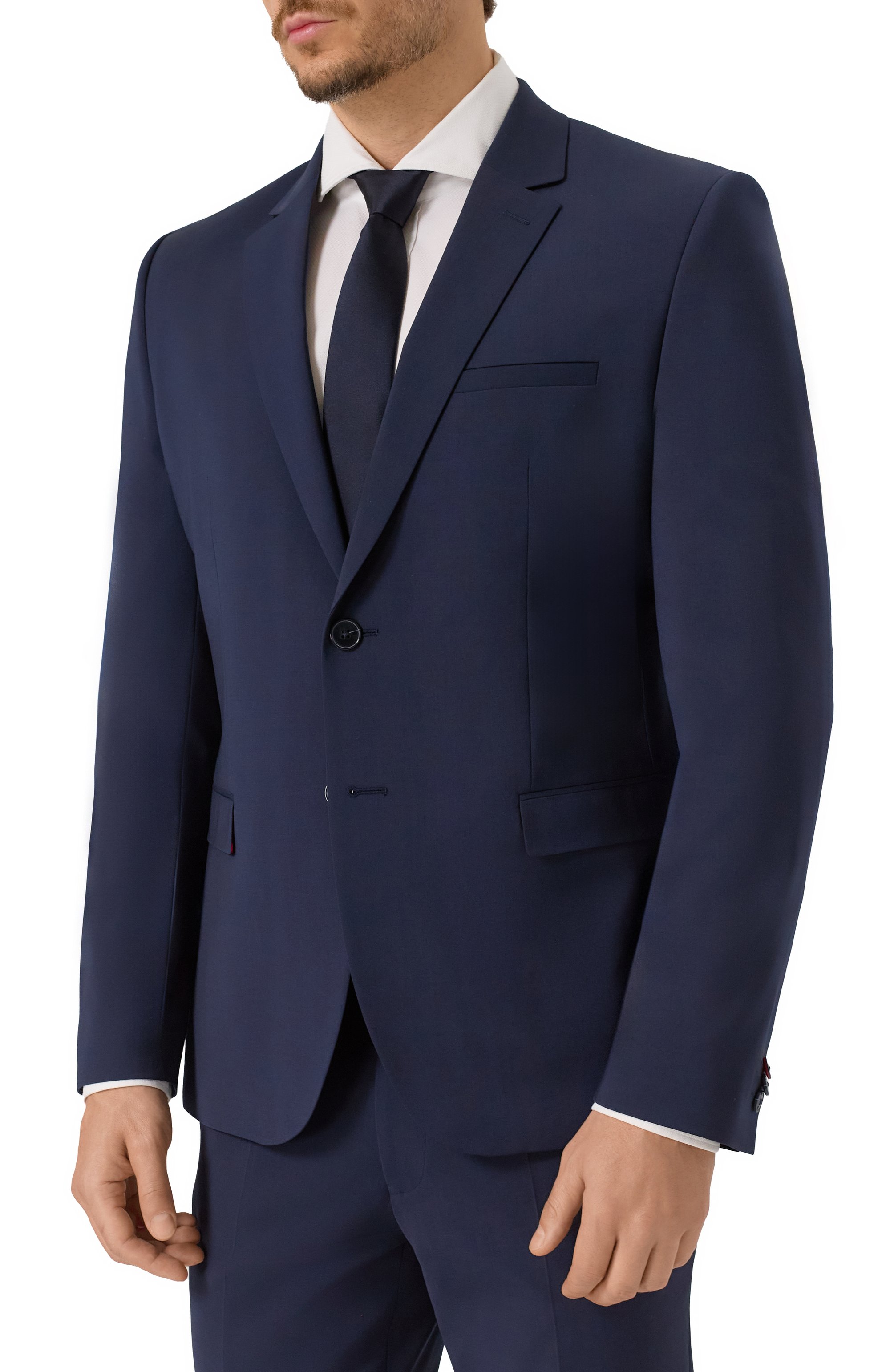 Костюм HUGO темно-синего цвета по цене 54950 руб., арт. 50540141, фото 3 Костюм HUGO, арт. 50540141, фото 3