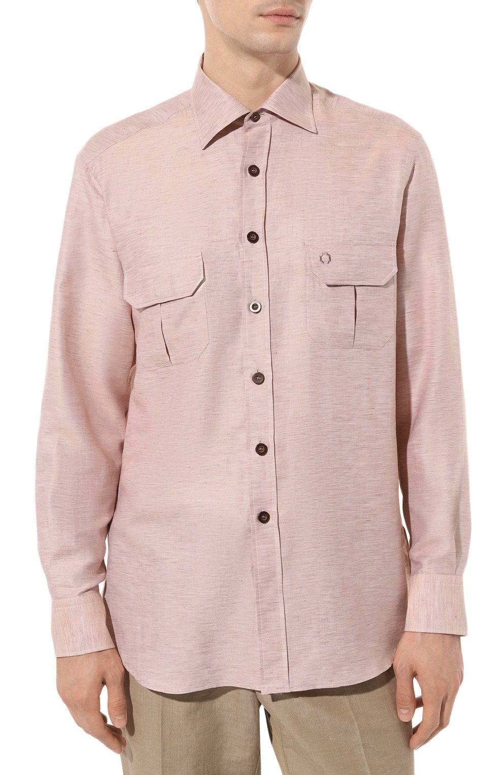 Рубашка из хлопка и шелка STEFANO RICCI, арт. SP006289/R2150, фото 3