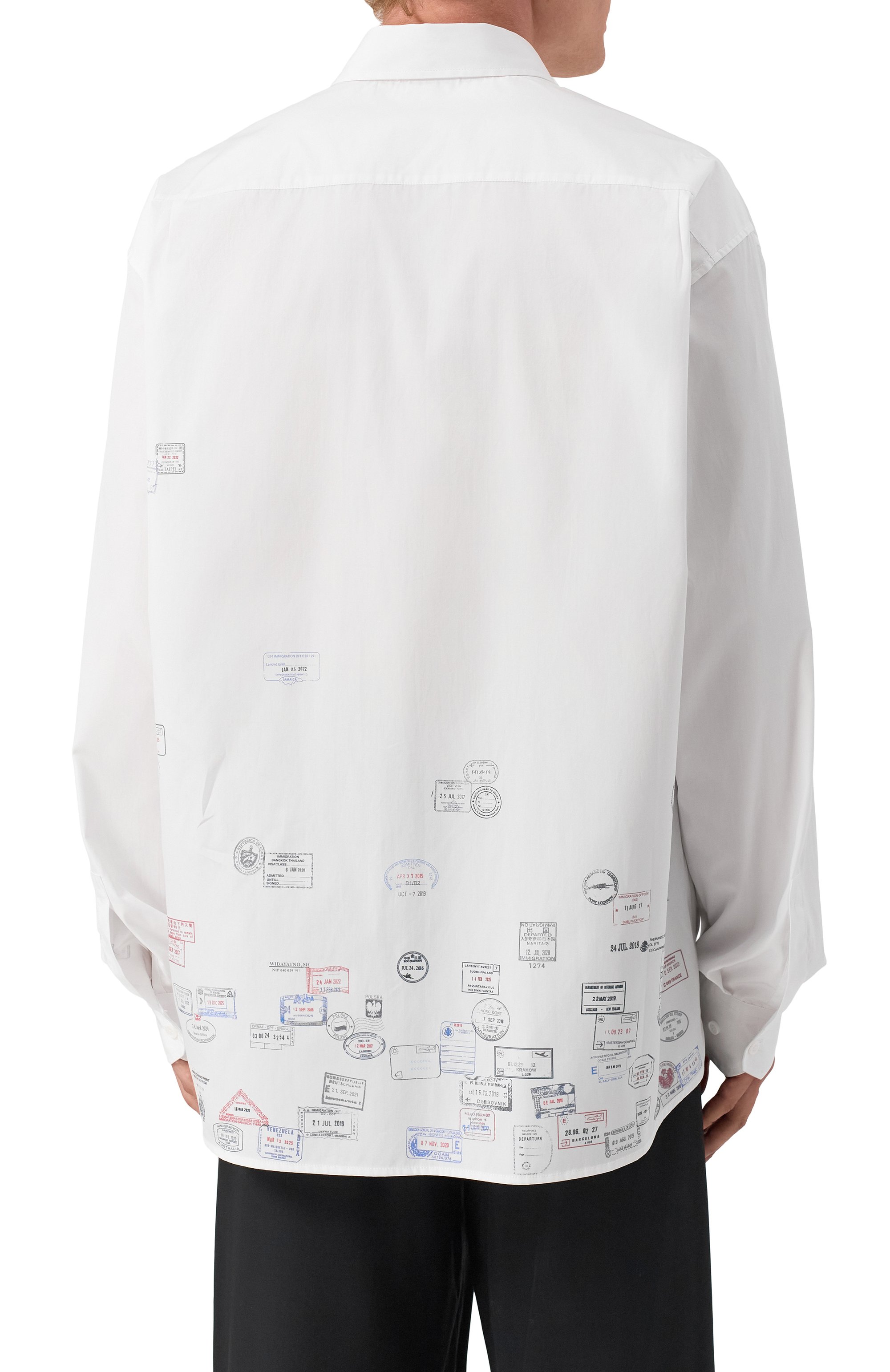 Хлопковая рубашка VETEMENTS, арт. UH76SH150W, фото 4