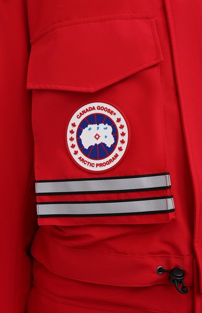 Пуховая парка snow mantra CANADA GOOSE красного цвета по цене 199500 руб., арт. 8800MC, фото 5 Пуховая парка snow mantra CANADA GOOSE, арт. 8800MC, фото 5